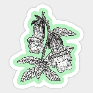 Digitalis minor Sticker